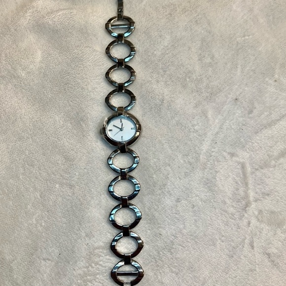 Pedre Vintage Watch Silver-tone Link Design Stainless Steel Back Classic! New - Picture 8 of 12